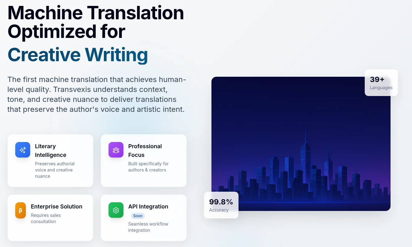 Transvexis Platform Screenshot